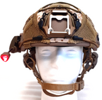 Casco Antibalas Nivel IIIA Modelo FAST MARINE TACTICO BALLISTIC PROTECTION IV